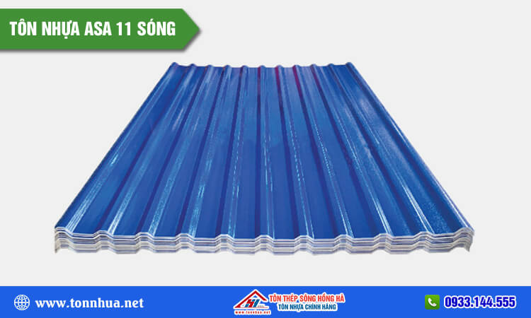 Tôn nhựa ASA 11 sóng