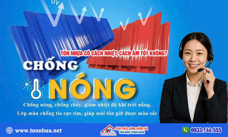 Tôn nhựa có cách nhiệt và cách âm tốt không?