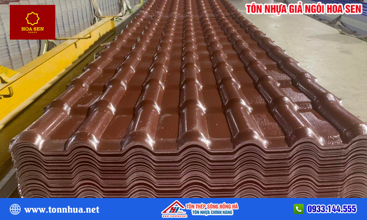 Tôn nhựa giả ngói Hoa Sen