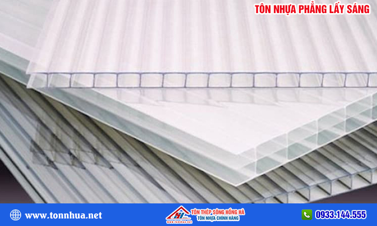Tôn nhựa phẳng lấy sáng