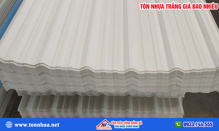 Tôn nhựa trắng giá bao nhiêu?