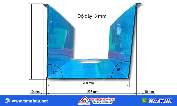 Máng xối nhựa 245