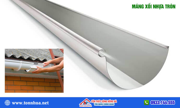 Máng xối nhựa tròn 