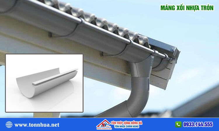 Máng xối nhựa tròn 