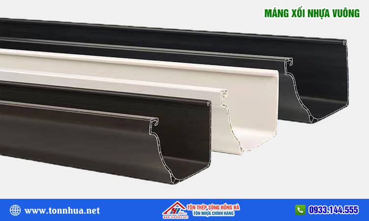 Máng xối nhựa vuông 