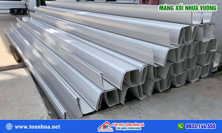 Máng xối nhựa vuông 