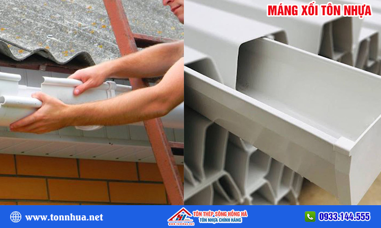 Máng xối tôn nhựa