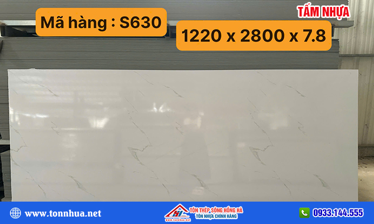 Tấm nhựa giả đá s629