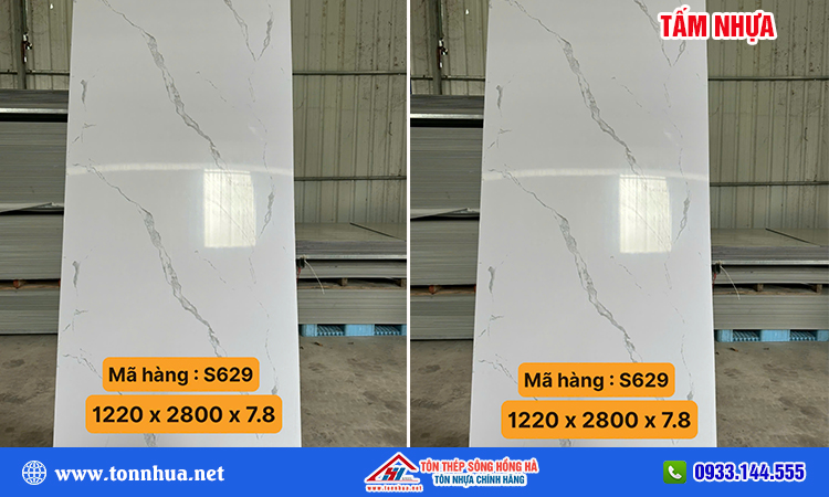 Tấm nhựa giả đá s629