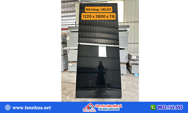 Tấm ốp tường than tre tráng gương HEIJ01