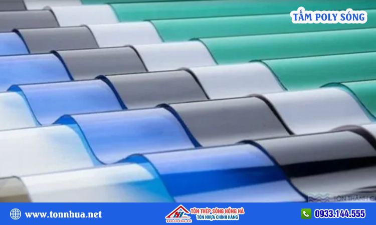Tấm poly sóng