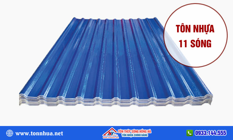 Tôn nhựa 11 sóng 