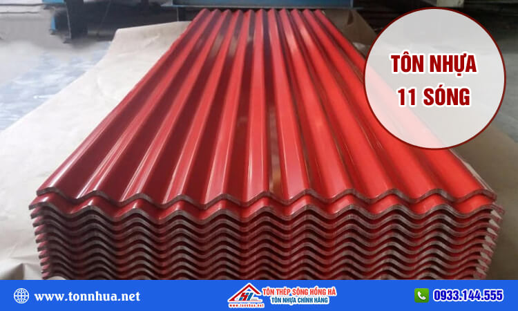 Tôn nhựa 11 sóng 