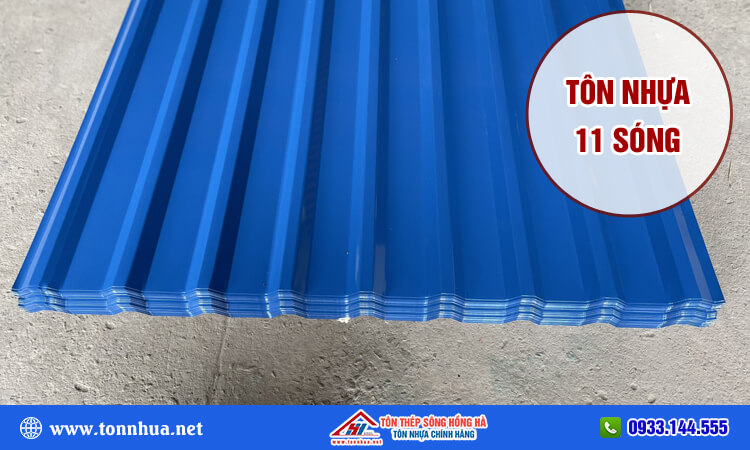 Tôn nhựa 11 sóng 