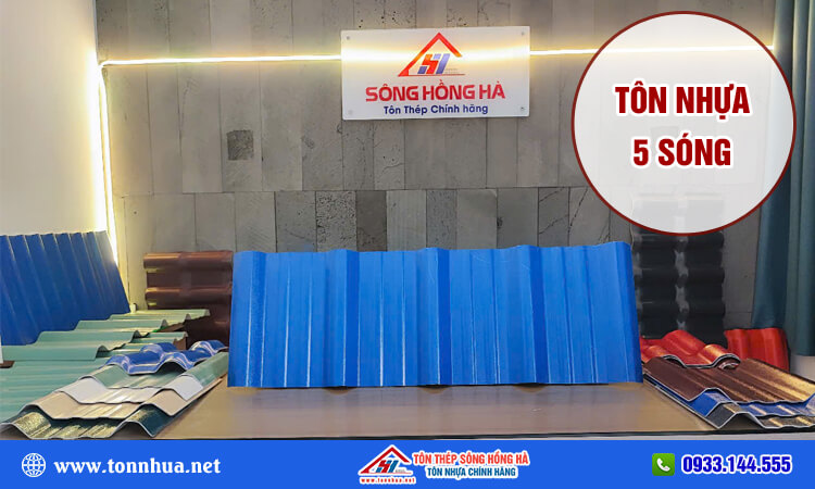 Tôn nhựa 5 sóng 