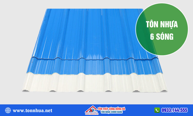 Tôn nhựa 6 sóng 