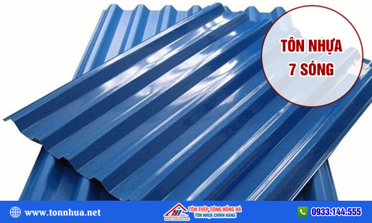 Tôn nhựa 7 sóng 
