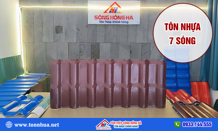 Tôn nhựa 7 sóng 