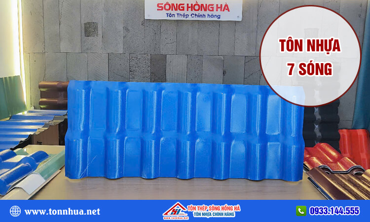Tôn nhựa 7 sóng 