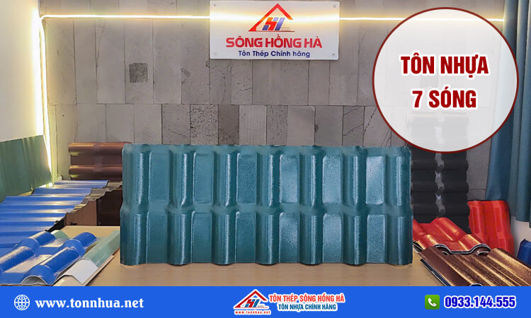 Tôn nhựa 7 sóng 