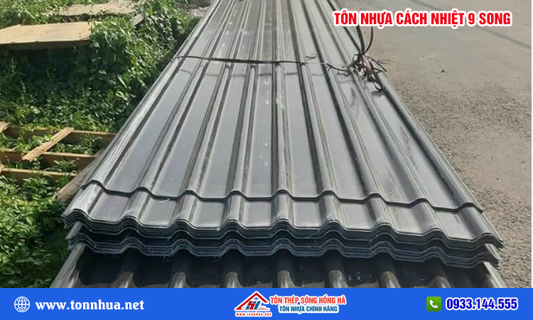 Tôn nhựa cách nhiệt 9 sóng
