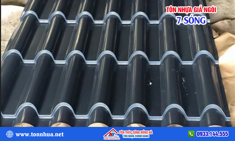 Tôn nhựa giả ngói 7 sóng