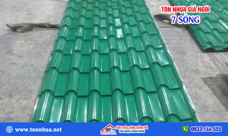 Tôn nhựa giả ngói 7 sóng