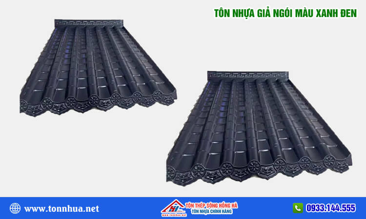 Tôn nhựa giả ngói màu xanh đen