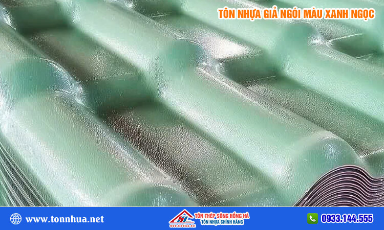 Tôn nhựa giả ngói màu xanh ngọc