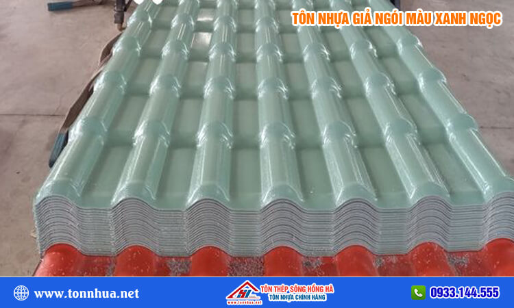 Tôn nhựa giả ngói màu xanh ngọc
