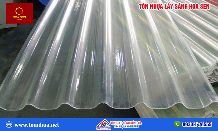 Tôn nhưa lấy sáng Hoa Sen