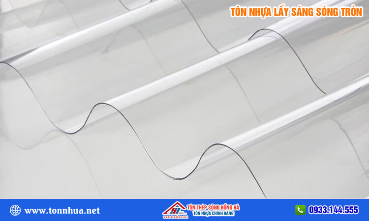 Tôn nhựa lấy sáng sóng tròn