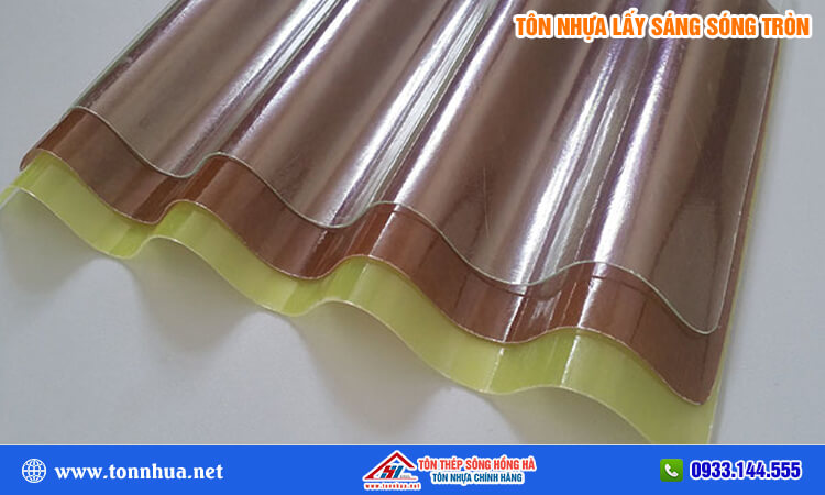 Tôn nhựa lấy sáng sóng tròn