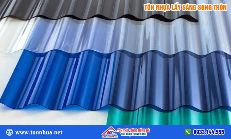 Tôn nhựa lấy sáng sóng tròn