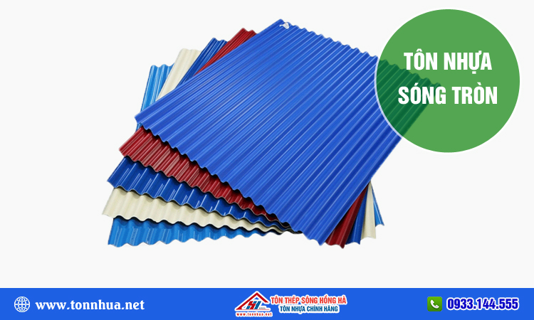 Tôn nhựa sóng tròn