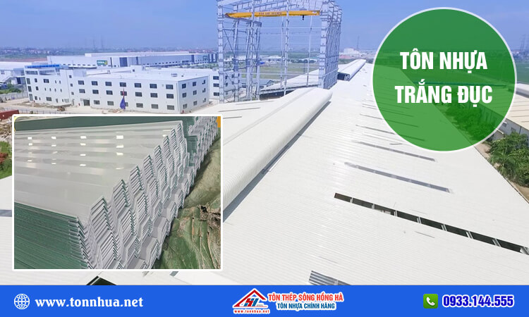 Tôn nhựa trắng đục