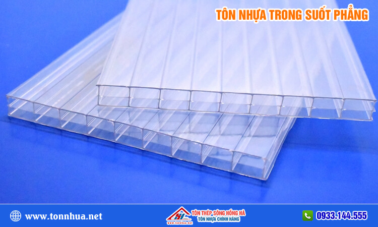 Tôn nhựa trong suốt phẳng 