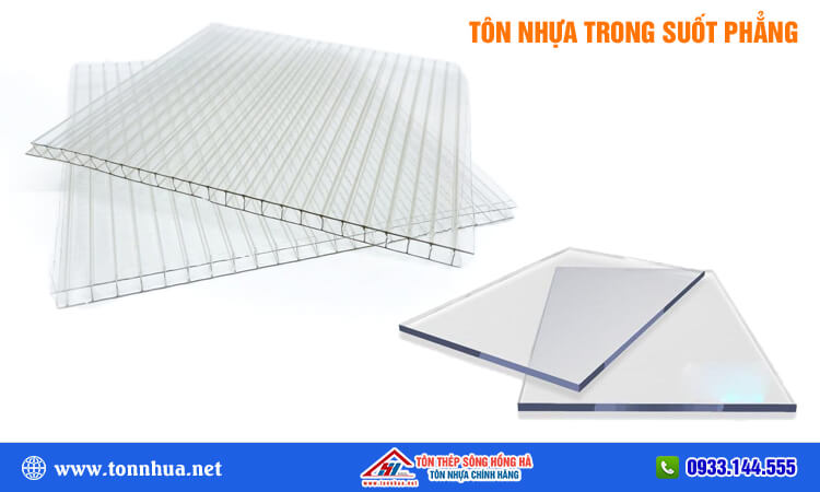 Tôn nhựa trong suốt phẳng 