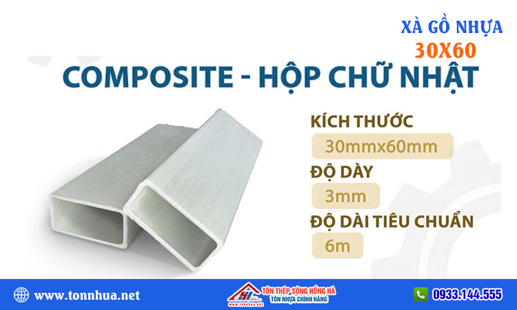 Xà gồ composite 30x60