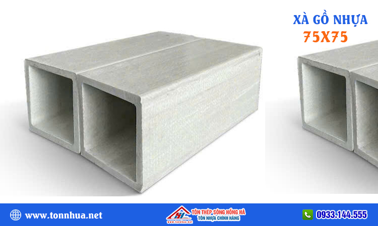 Xà gồ composite 75x75